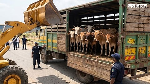 Malegaon police rescued around 1,000 cattle and registered cases against 267 smugglers in the last 5 months. 110 vehicles used for illegal transport were also seized.