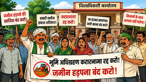 gadchiroli tribal farmers demand cancel land acquisition agreements