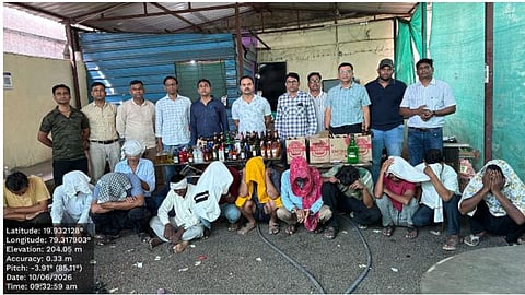 Chandrapur Illegal Liquor Raid