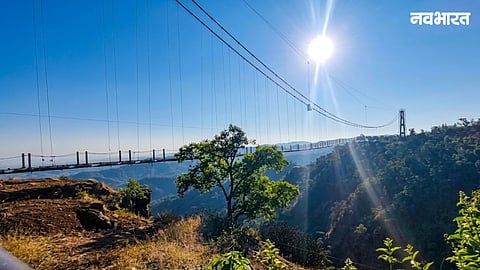 Asia's longest 407-meter glass skywalk in Chikhaldara enters its final construction stage. Built over a 1500 ft deep valley, it aims to boost Maharashtra tourism.