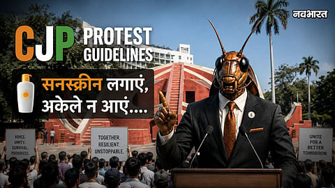 cockroach revolution protest at jantar mantar guidelines issued
