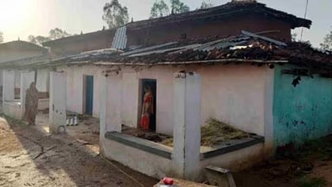 gondia dilapidated mud houses monsoon danger rural areas