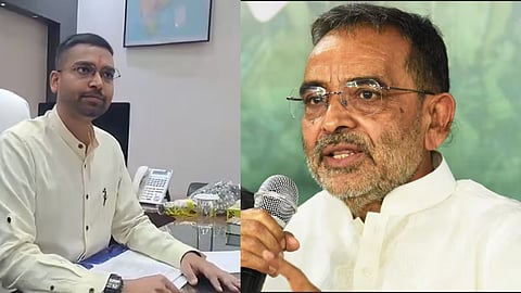Nine NDA candidates filed nominations for the Bihar MLC elections; Upendra Kushwaha and his son Deepak Prakash kept their distance.