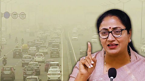 Non-BS6 Vehicle Ban in Delhi CM Rekha Pollution Control Plan