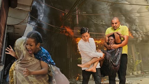 Delhi Malviya Nagar Hotel Fire