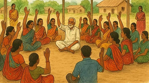 salekasa mahatma gandhi vivad mukt samiti inactive villages