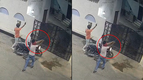 Property dealer's house came under attack after he allegedly asked for repayment of a Rs 10,000 loan