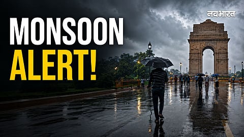 The Monsoon is Poised to Reach Kerala; 'Yellow Alert' Issued for Heavy Rain and Storms in Delhi, UP, and Other States