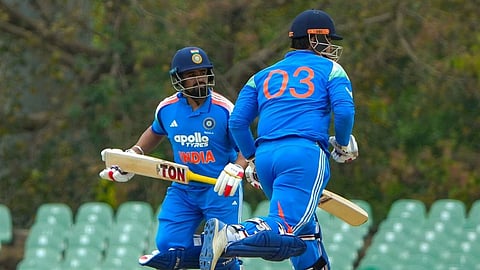 IND A vs AFG A: Match shortened by one over due to rain.