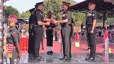 Combat Army Aviation Training School Nashik 59 officers completing courses and 25 being awarded Flying Wings