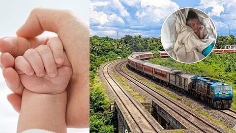 A pregnant woman safely delivered a baby boy aboard the LTT-Dibrugarh Express with the help of railway staff and passengers. Both were admitted to Harda hospital.