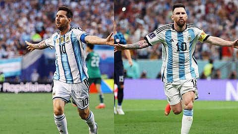 Lionel Messi set a new record in the FIFA World Cup, becoming the first footballer in the world to achieve this feat.