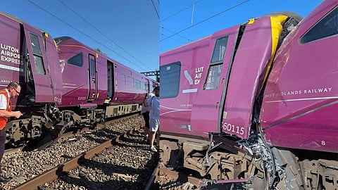 Huge collision between two trains in London; 1 dead, 50 injured, eyewitness described 'explosion-like' scene