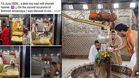 Social media post from Mahakal Temple garbhgriha sparks controversy