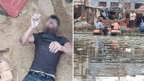Morena son-in-law allegedly jumped into a pond after a dispute with his in-laws