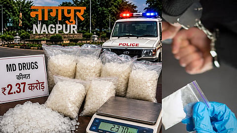नागपुर की कपिलनगर पुलिस ने जाल बिछाकर तुलसीराम ठाकुर को 121।63 ग्राम एमडी ड्रग्स के साथ गिरफ्तार किया। मुख्य सप्लायर गौरव नंदागवली के खिलाफ एनडीपीएस एक्ट में मामला दर्ज।