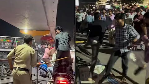 IPL final celebration turned violent in Nashik's College Road after RCB's win. Police resorted to a mild lathicharge to disperse the rowdy crowd after brawls.