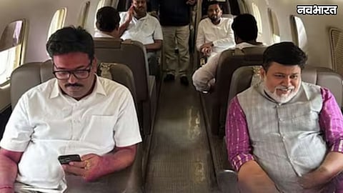nashik mlc election winner gokul gite special flight mumbai uday samant shinde sena