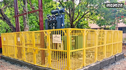 Mahavitaran launched a safety drive in Nashik, installing fiber nets around open electricity transformers at over 80 spots to prevent accidents in crowded areas