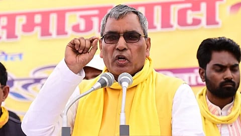 Minister OP Rajbhar lashed out at AIMIM leader Shaukat Ali, saying, Read history Maharaja Suheldev chased and killed Masood Ghazi