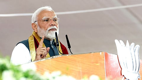 PM Modi's Bengal Visit: PM Modi arrives in Tarakeswar on 'Paschim Banga Diwas'; gifts development projects.