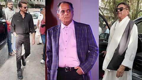 Film Producer Pahlaj Nihalani Prayer Meet Anil Kapoor Shatrughan Sinha