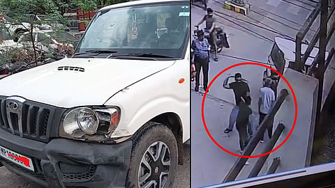 Rewa Shilpi Plaza Road Rage Incident Video Viral On Social Media