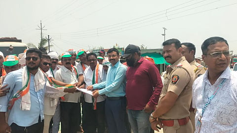 Road Construction Protest