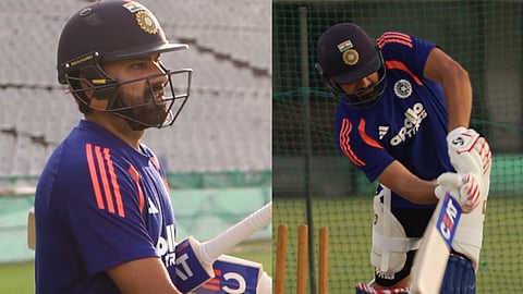 Captain Rohit Sharma's aggressive avatar was on display in the nets; he sweated it out and played big shots ahead of the Afghanistan series