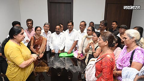 sunetra pawar first janata darbar mumbai ncp news
