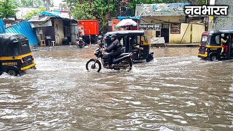 Monsoon arrives late in Thane bringing relief to farmers & dams. However, heavy rains caused severe waterlogging and traffic jams in Kalyan-Dombivli areas.
