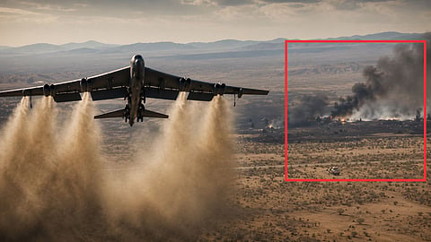 US B-52 bomber crashes on runway in California, 8 dead; had demonstrated its might in the Iran war.