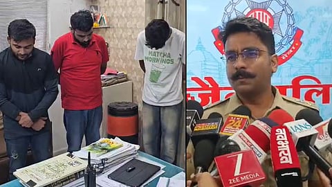 Ujjain police arrested three accused involved in cyber crime network