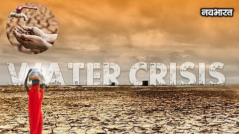 Water crisis triggers political tension in Chhatrapati Sambhajinagar as BJP corporator Ashok Damle stages a protest at a water tank over altered supply timings.