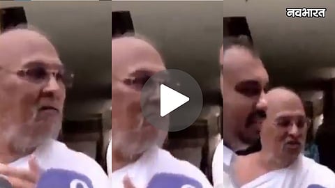 dadar white line controversy jain muni viral video mns action