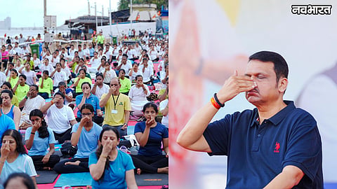 international yoga day 2026 devendra fadnavis on juhu beach