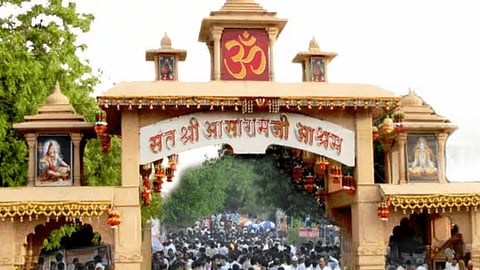 Bulldozers Action on 37 houses Of the Asaram Ashram following a Gujarat High Court order