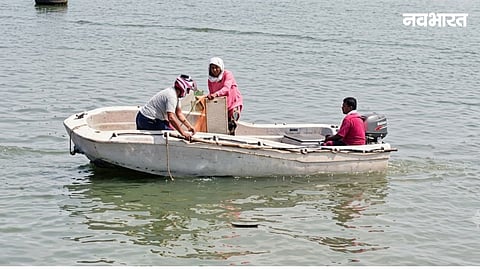 Two youths drowned after a private boat capsized in Wainganga River in Bhandara. Five others managed to swim ashore safely; rescue operations underway.