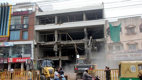 Ashoka Vihar Illegal Building Demolition