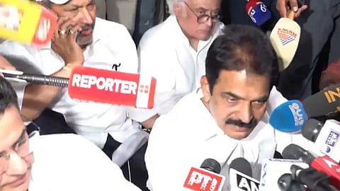 congress protest eci
