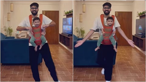 A Bengaluru father's adorable dance with his toddler daughter has won millions of hearts online.