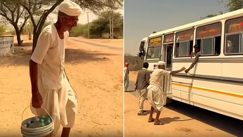 For the last 20 years, Dhanaram from Barmer has been quenching travellers' thirst, becoming a symbol of selfless service.