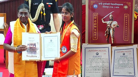 Shivani Sahu President Award