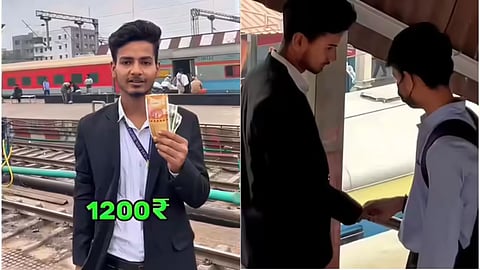 Railways has claimed action against a vlogger who posed as a fake TTE and collected money at a railway station for a viral video.