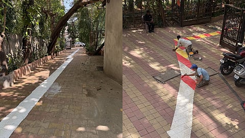 Ghatkopar Society White Strip Dispute Resolved