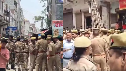 ghaziabad police high alert in khoda