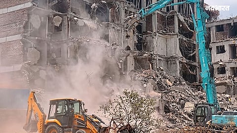 PMC launched a major drive in Pune's Wagholi, demolishing unauthorized structures across 30,000 sq ft, including a 7-story illegal building on Lohegaon Road.