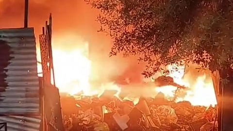 Jabalpur Scrap Yard Fire