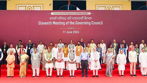Mohan Yadav Attends NITI Aayog Meeting