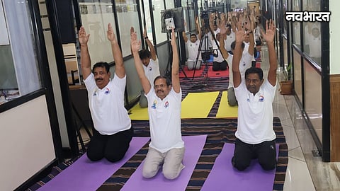 MRVC Celebrates International Yoga Day With Employees In Mumbai